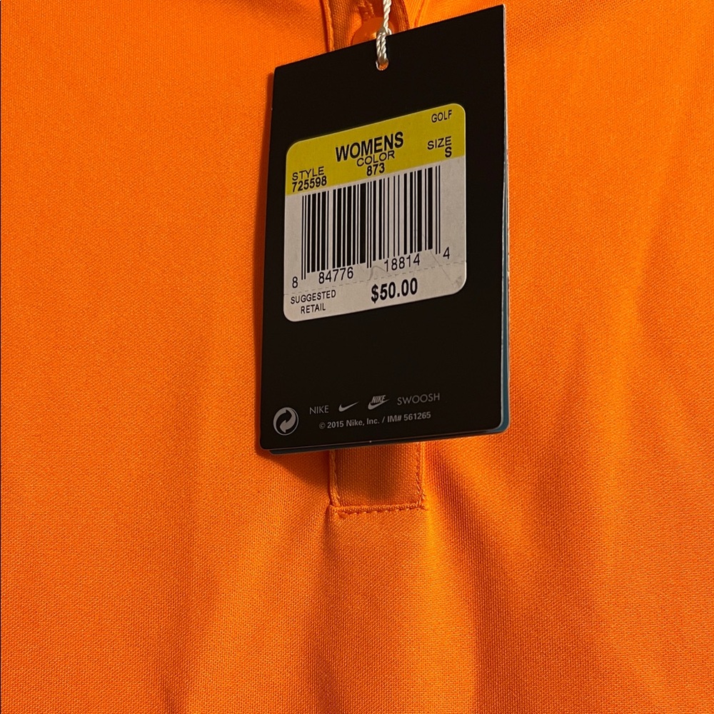 Nike Women's Vibrant Orange Tank Top - Picture 2 of 6